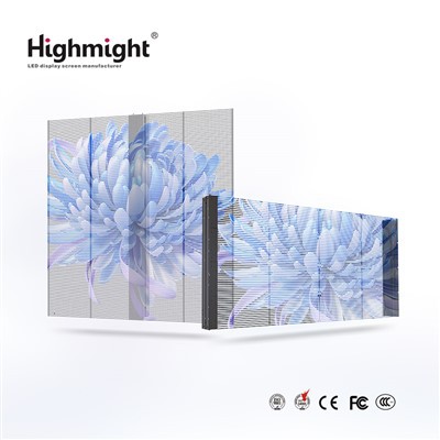 LED läpinäkyvä lasinäyttö